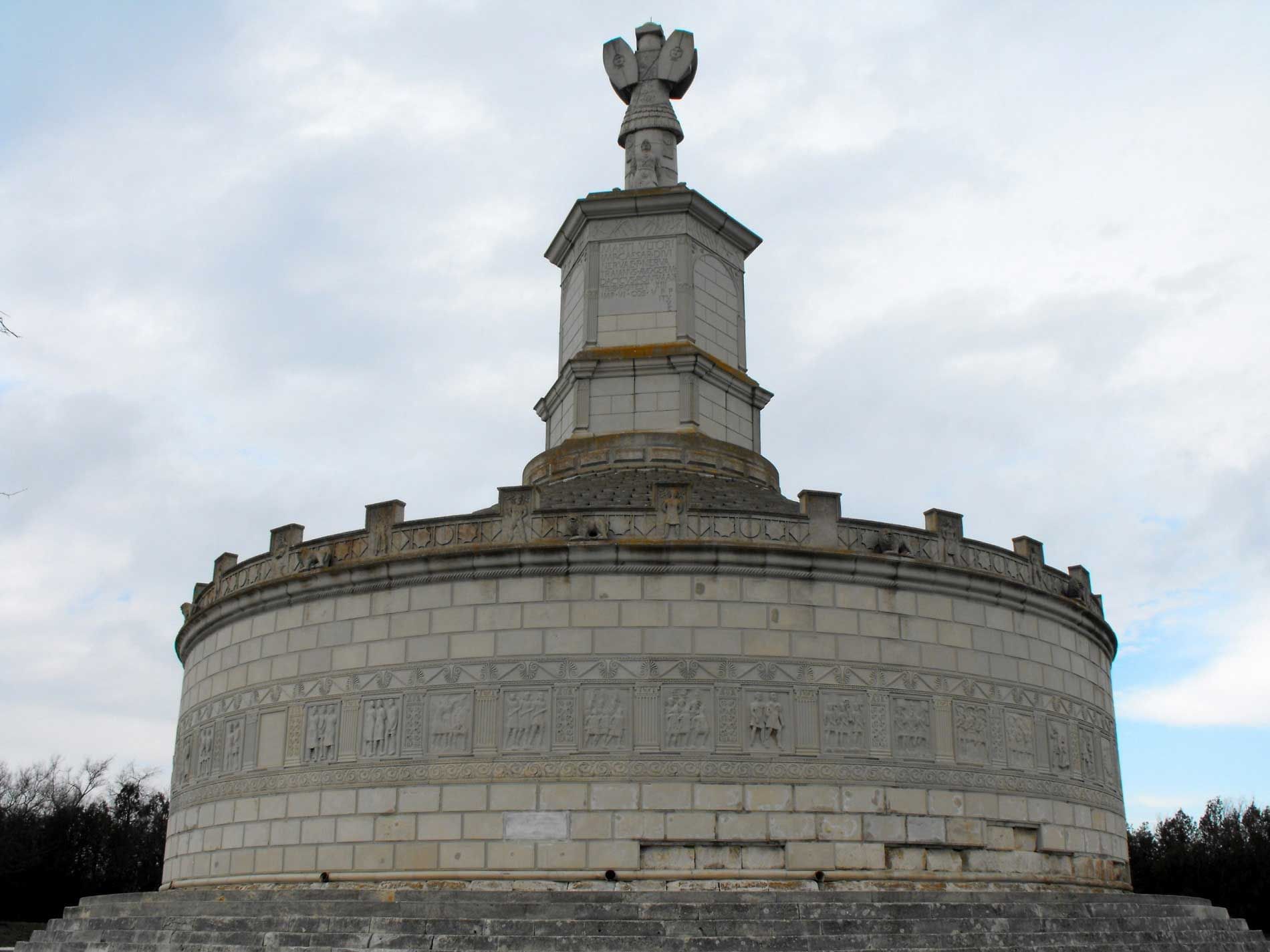 Trajan’s Column in Tropaeum Traiani near Ana Hotels Europa