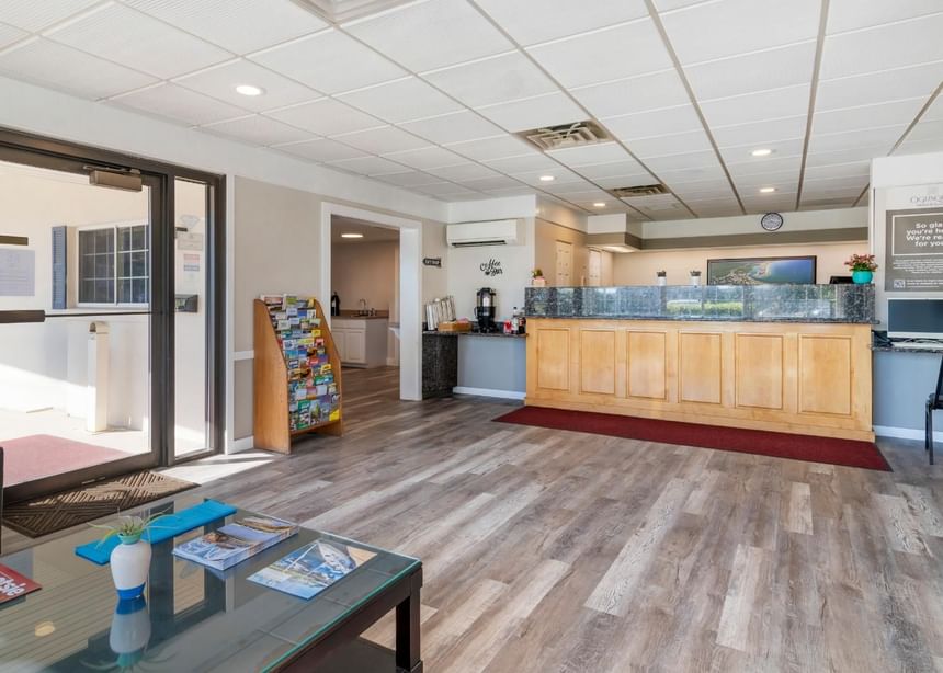 Interior of the Coffee Bar in Ogunquit Hotel & Suites at Ogunquit Collection