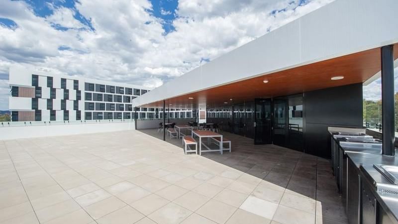 Outdoor BBQ area & seating