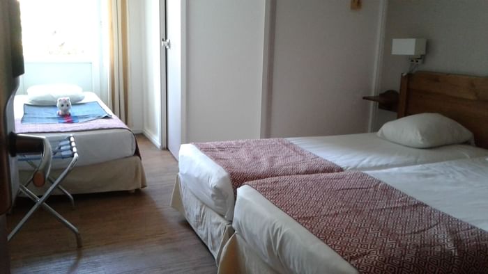 Bedroom in Comfort Twin Room at Hotel Porte de Geneve
