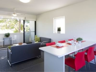 WSU Campbelltown Village - Shared Apartment Living Area