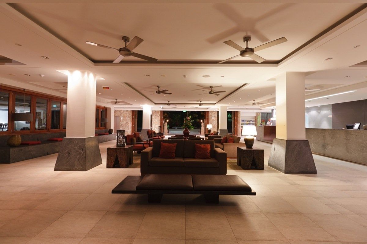 Lobby area at Pullman Palm Cove Sea Temple Resort & Spa