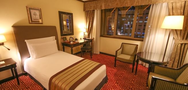 Interior of the Standard room at Dar Es Saalam Serena Hotel