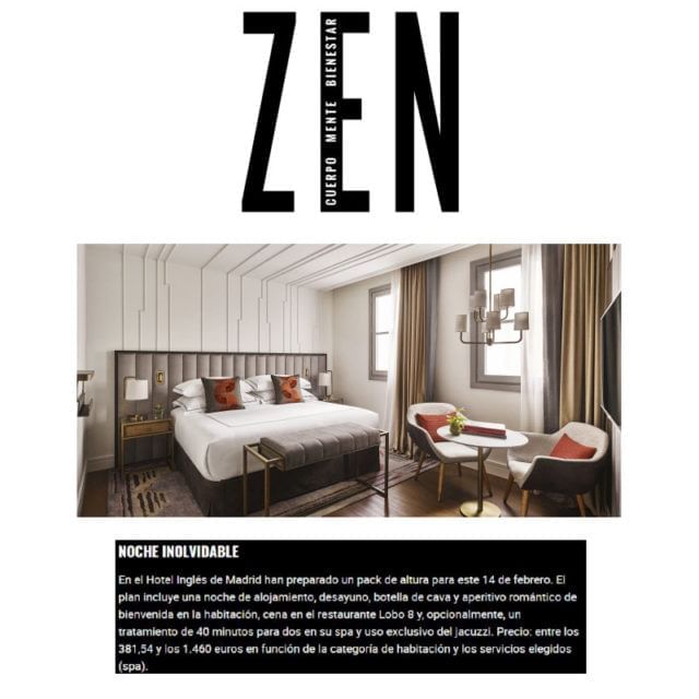 Gran Hotel Inglés en Zen El Mundo