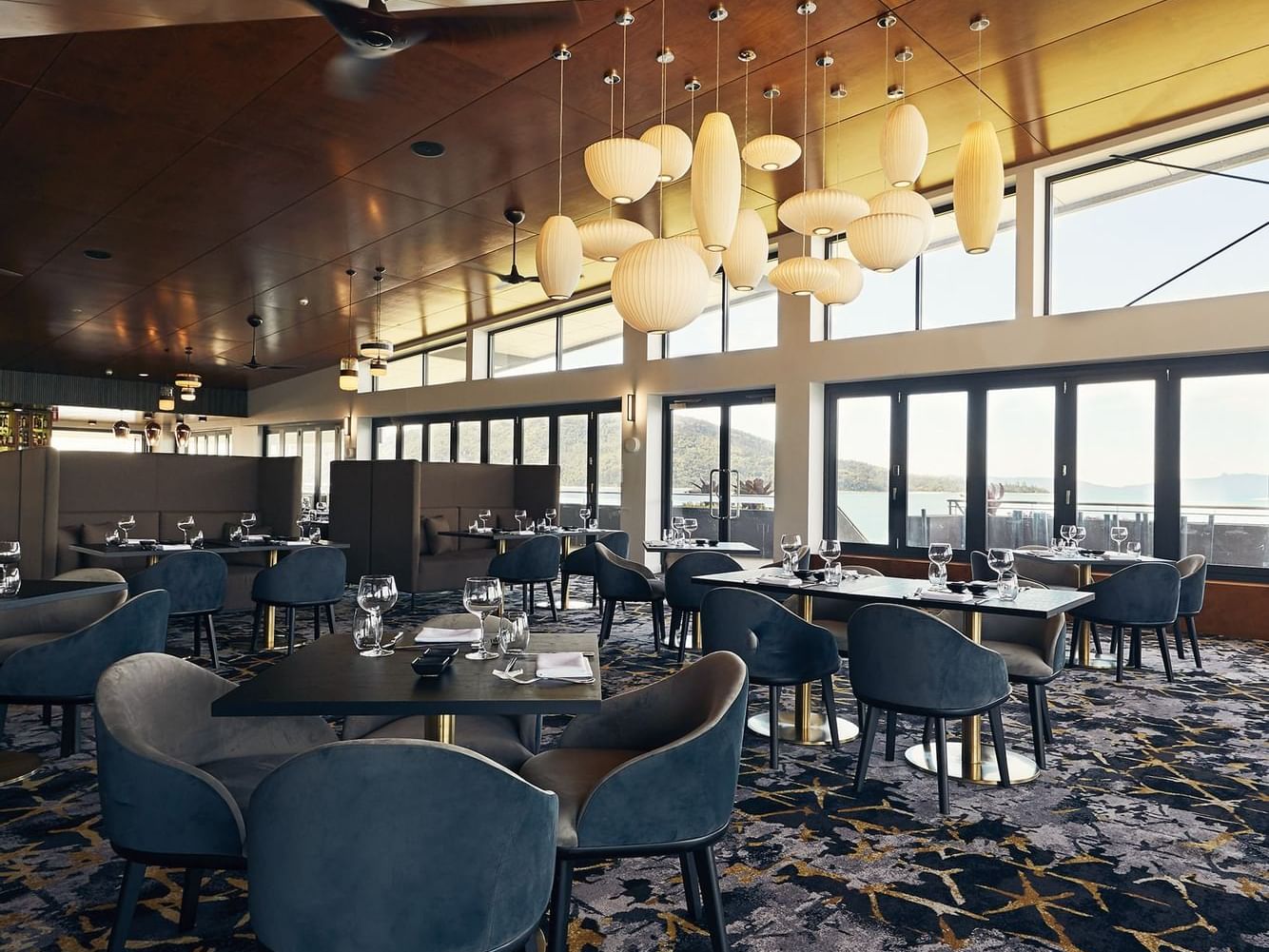 Infinity Restaurant dining area at Daydream Island Resort