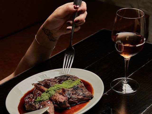 Close up of a dish served at Brady Hotels Hardware Lane