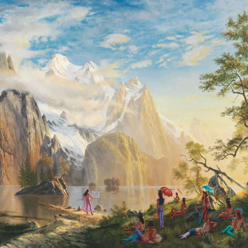 Kent Monkman (1965-), Sunday in the Park (detail), 2010. Collection of Belinda Stronach. © and image courtesy Kent Monkman
