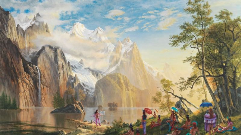 Kent Monkman (1965-), Sunday in the Park (detail), 2010. Collection of Belinda Stronach. © and image courtesy Kent Monkman