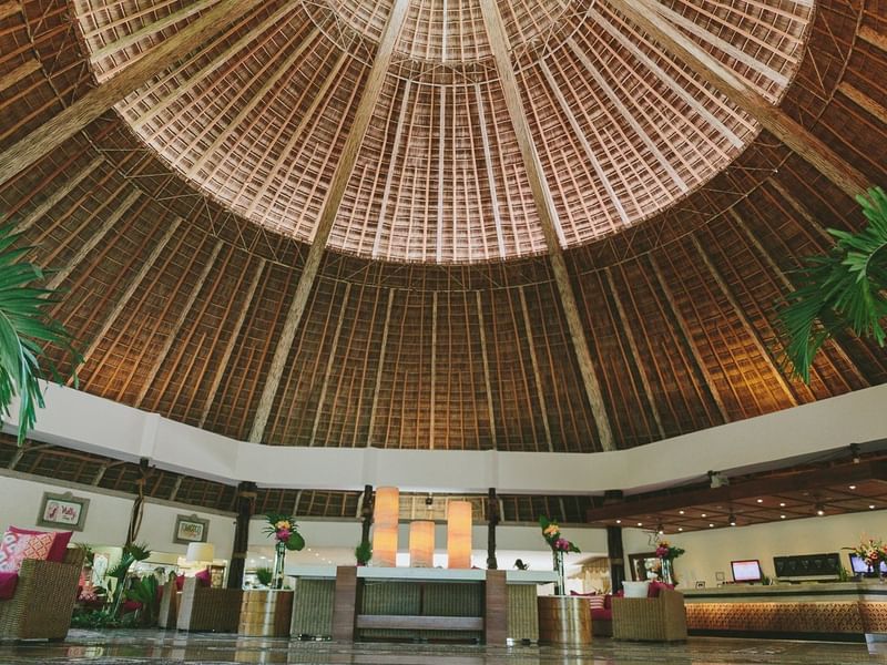The hotel lobby and reception area at FA Puerto Vallarta