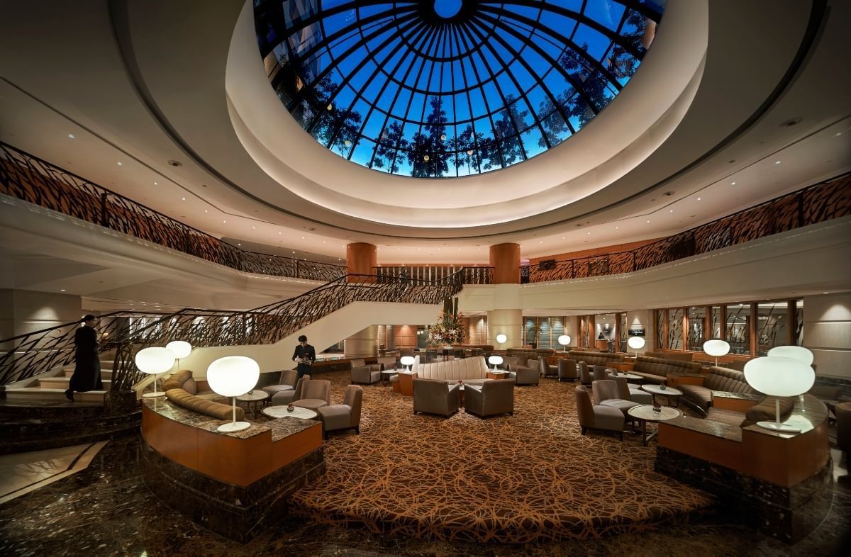Interior view of the Atrium Lounge area at Sunway Putra Hotel