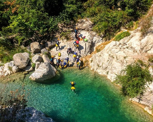 Canyoning in the Apuan Alps