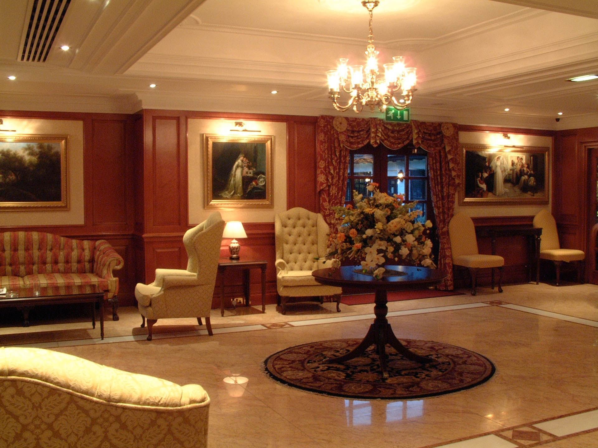 Lobby at The Barn Hotel, Ruislip