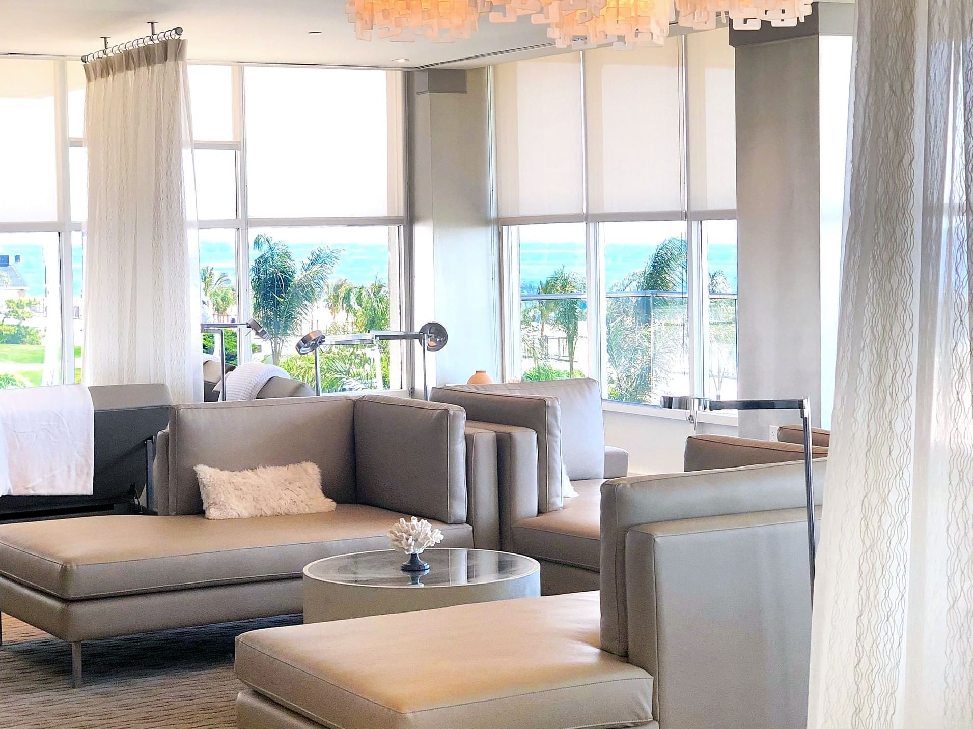 Lounge area in Spa etiquette at Ocean Place