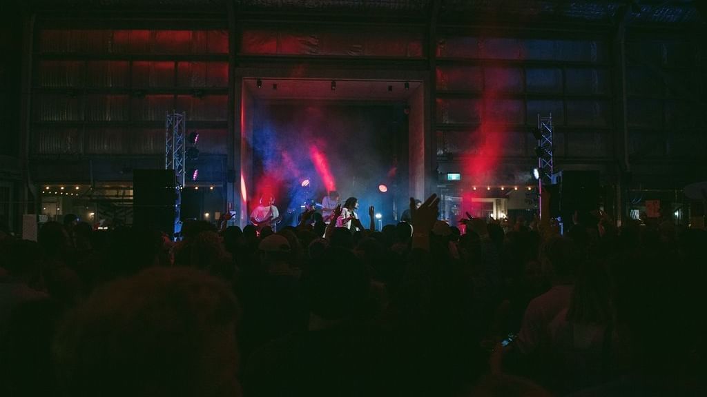 Night time concert as part of Cabin Fever Fest 