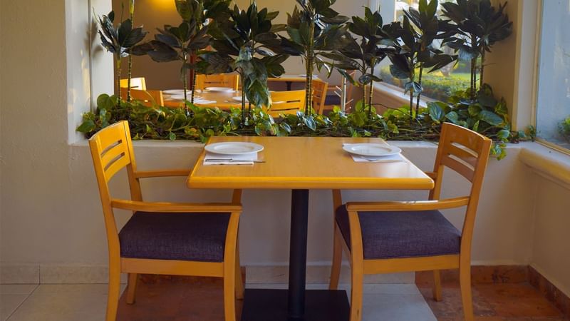 Dining table at Gamma Xalapa Nubara of Gamma Hotels