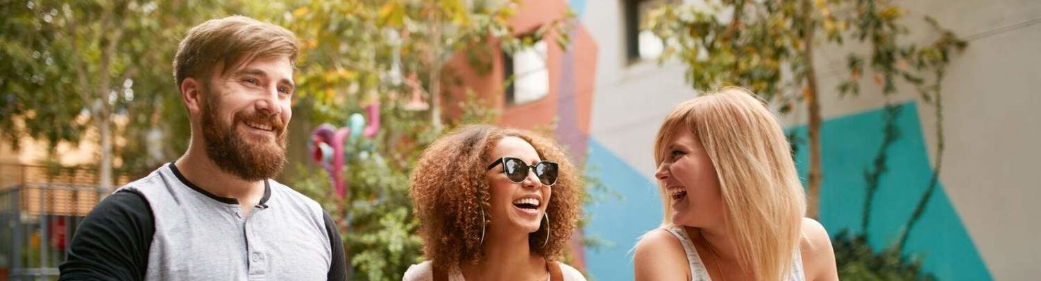 Happy students at Unilodge