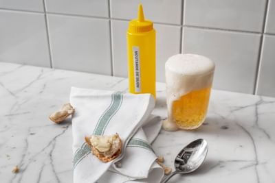 Beers & bread in Wine Bar & Bistro at The Sparrow Hotel