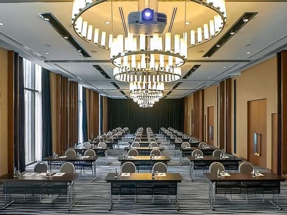 Interior of a large meeting hall at Amara Hotel BKK
