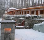 Exterior View of Hunza Serena Inn in the winter season 