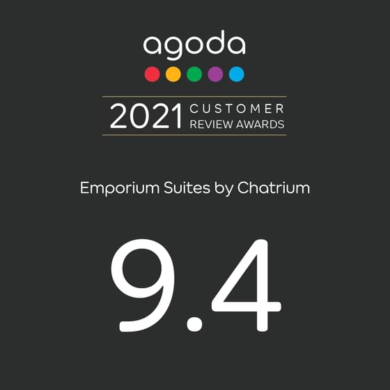 2021 customer review awards at Emporium Suites by Chatrium
