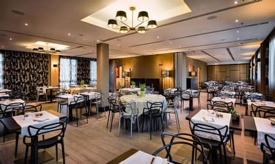 Dining Table setup in Up Restaurant at Uptown Palace