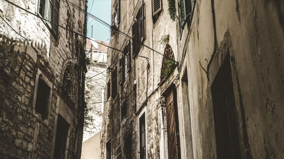 An old building in Sibenik city near Falkensteiner Hotels