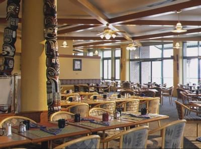Restaurant seating.