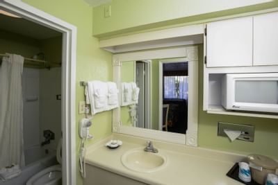 Hotel suite bathroom