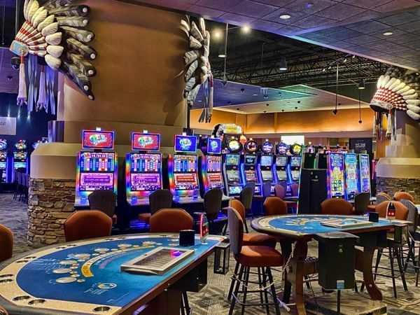 Casino play area at Stoney Nakoda Resort & Casino
