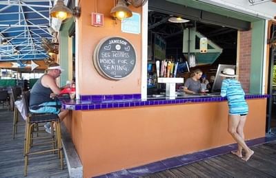 Exterior of Sloppy Joe’s on the Beach Bar at Bilmar Beach Resort