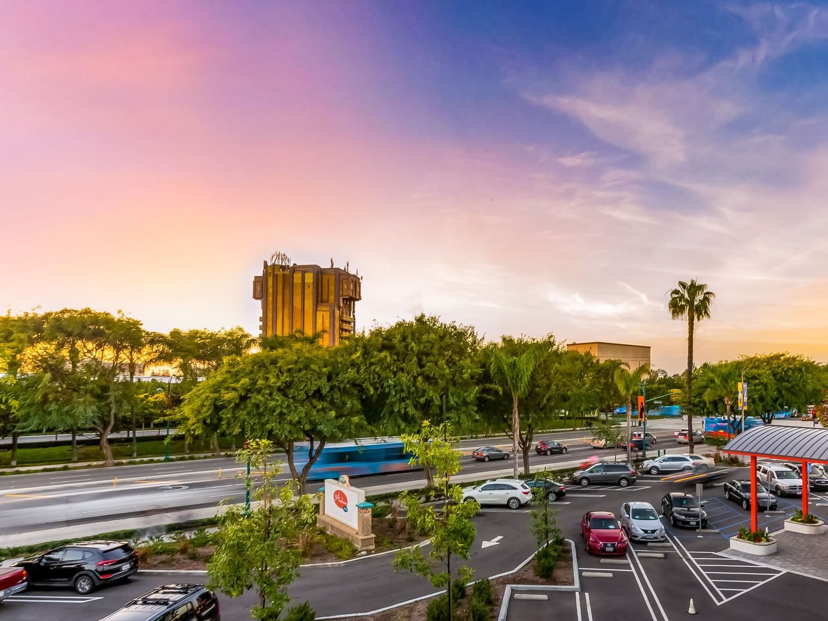 view of disney from hotel