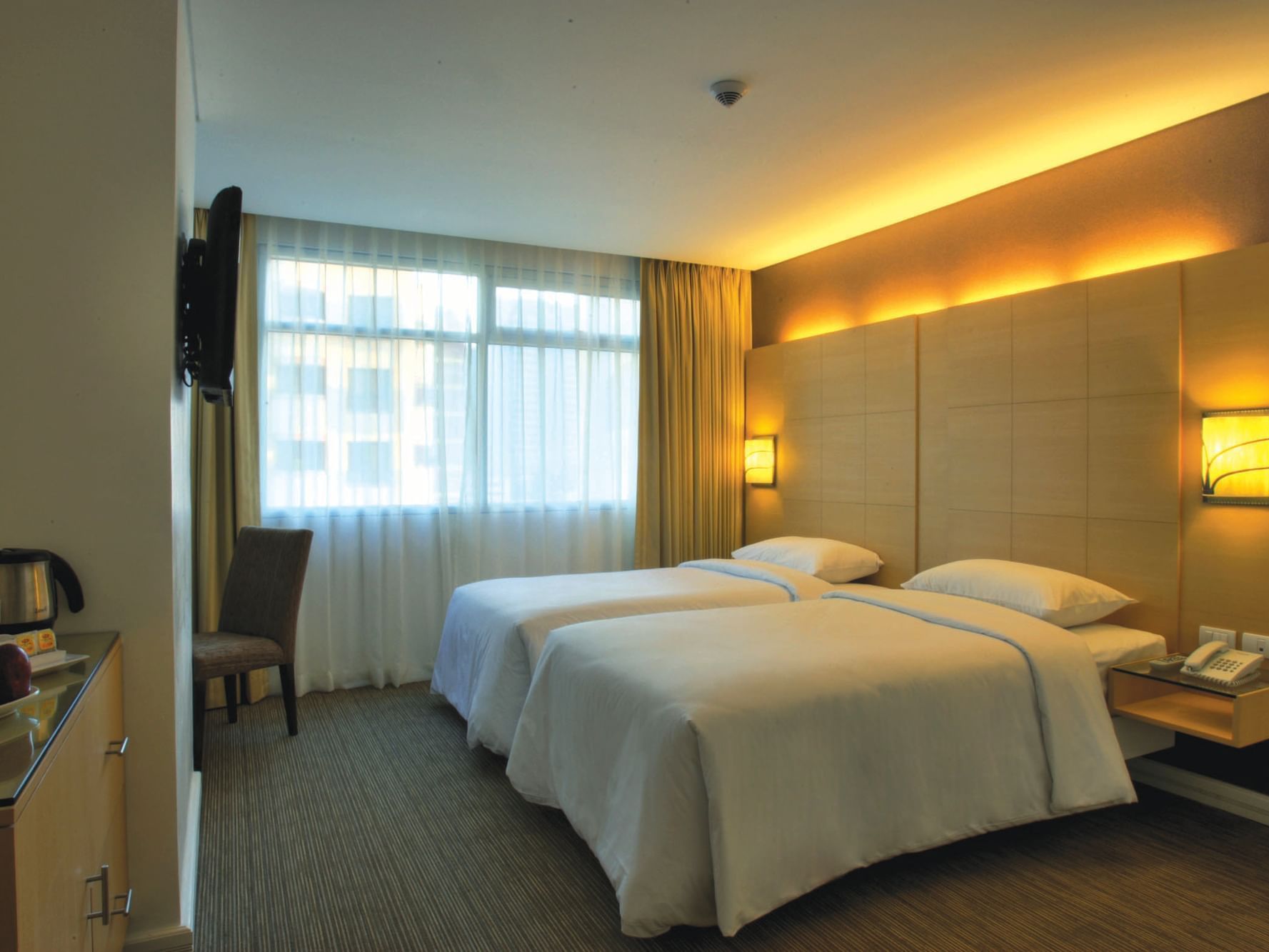 Interior of the Deluxe Room at St Giles Makati Hotel