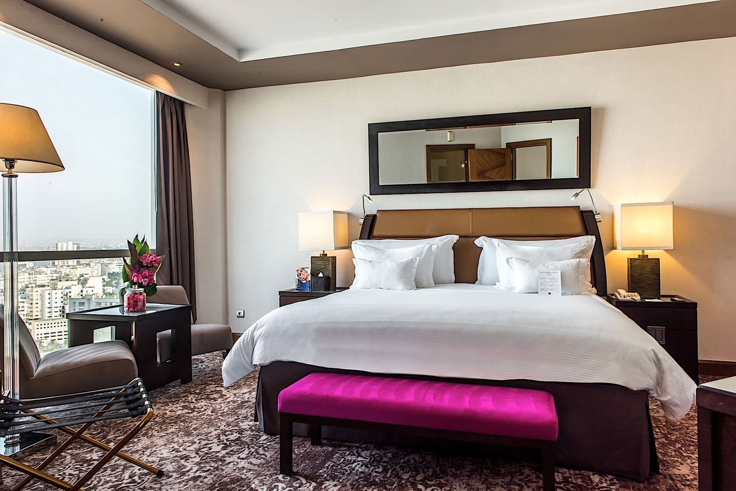 Premium Sky Suite at Kenzi Tower Hotel in central Casablanca, Mo