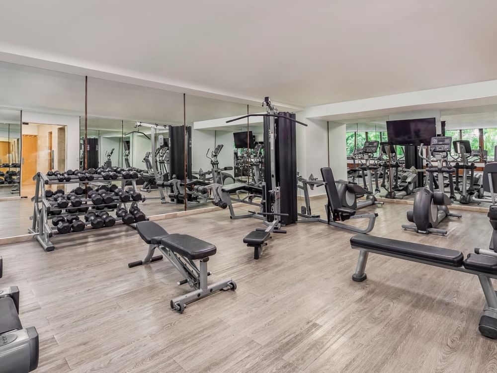 Interior of the wellness center at Grand Fiesta Americana Brand