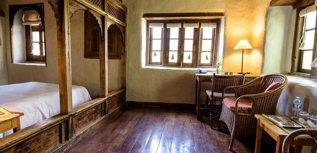 Interior of Standard Rooms at Shigar Fort Residence