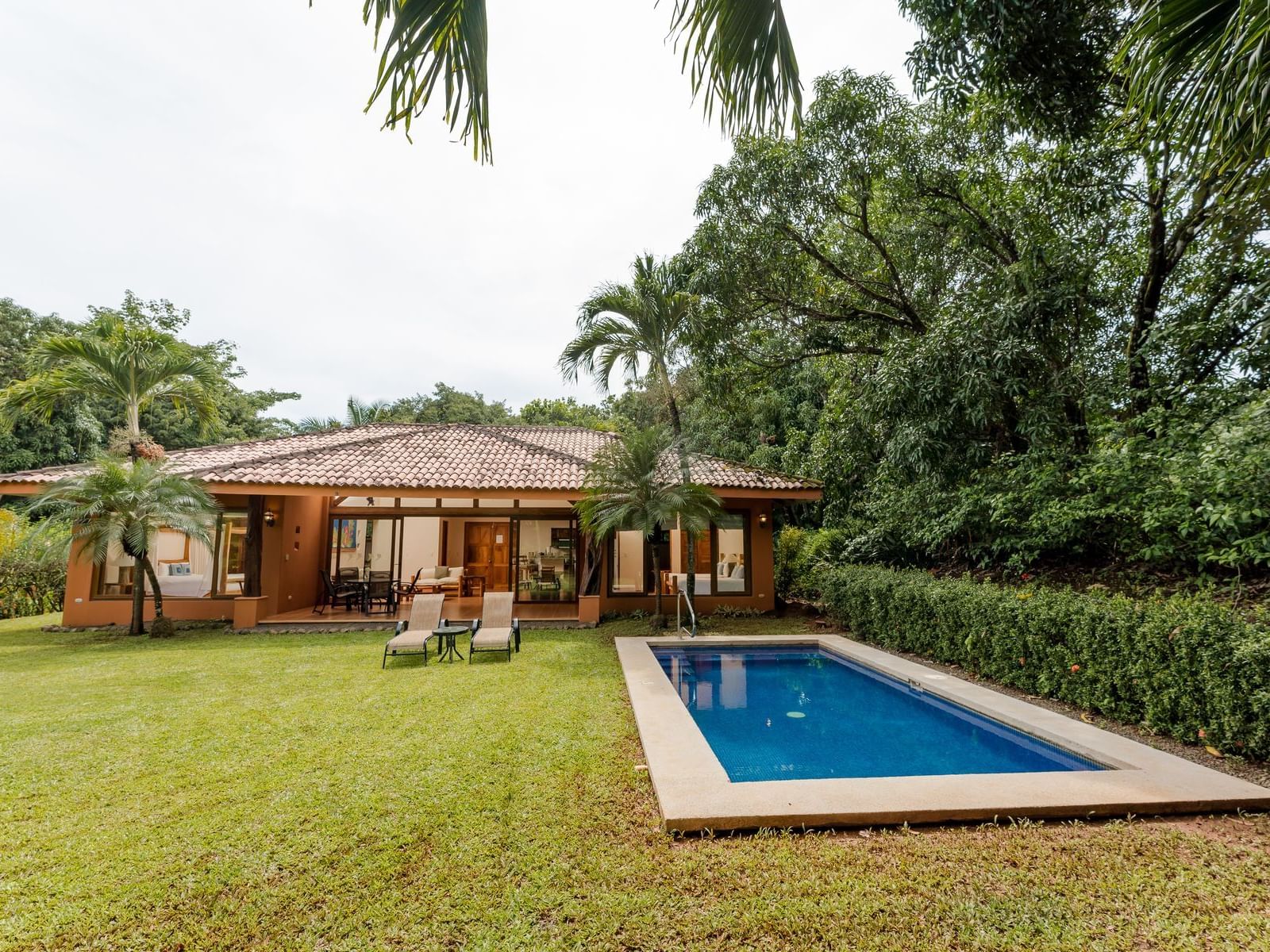 Exterior view of the Golf 1 Villa & pool at Punta Islita Hotel