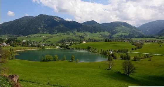 Swimming areas around Schloss Pichlarn