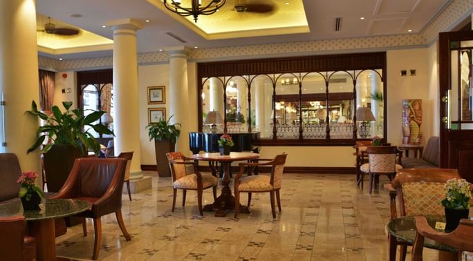 Lounge area in the Polana Bar at Polana Serena Hotel