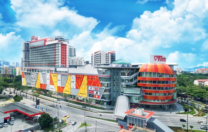 Sunway Velocity Hotel facade at day