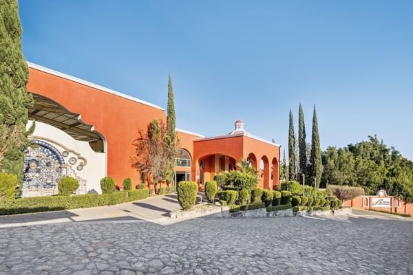 Fiesta Americana Hacienda Ixtapan de la Sal with traditional architecture and stone paving