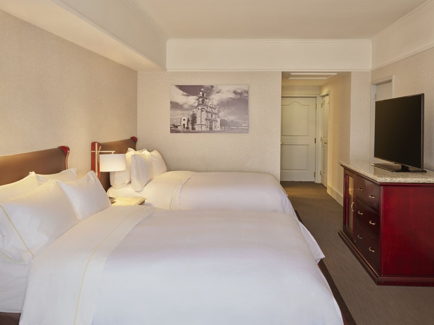Twin beds in Superior Room, 2 Double at FA Hotels & Resorts