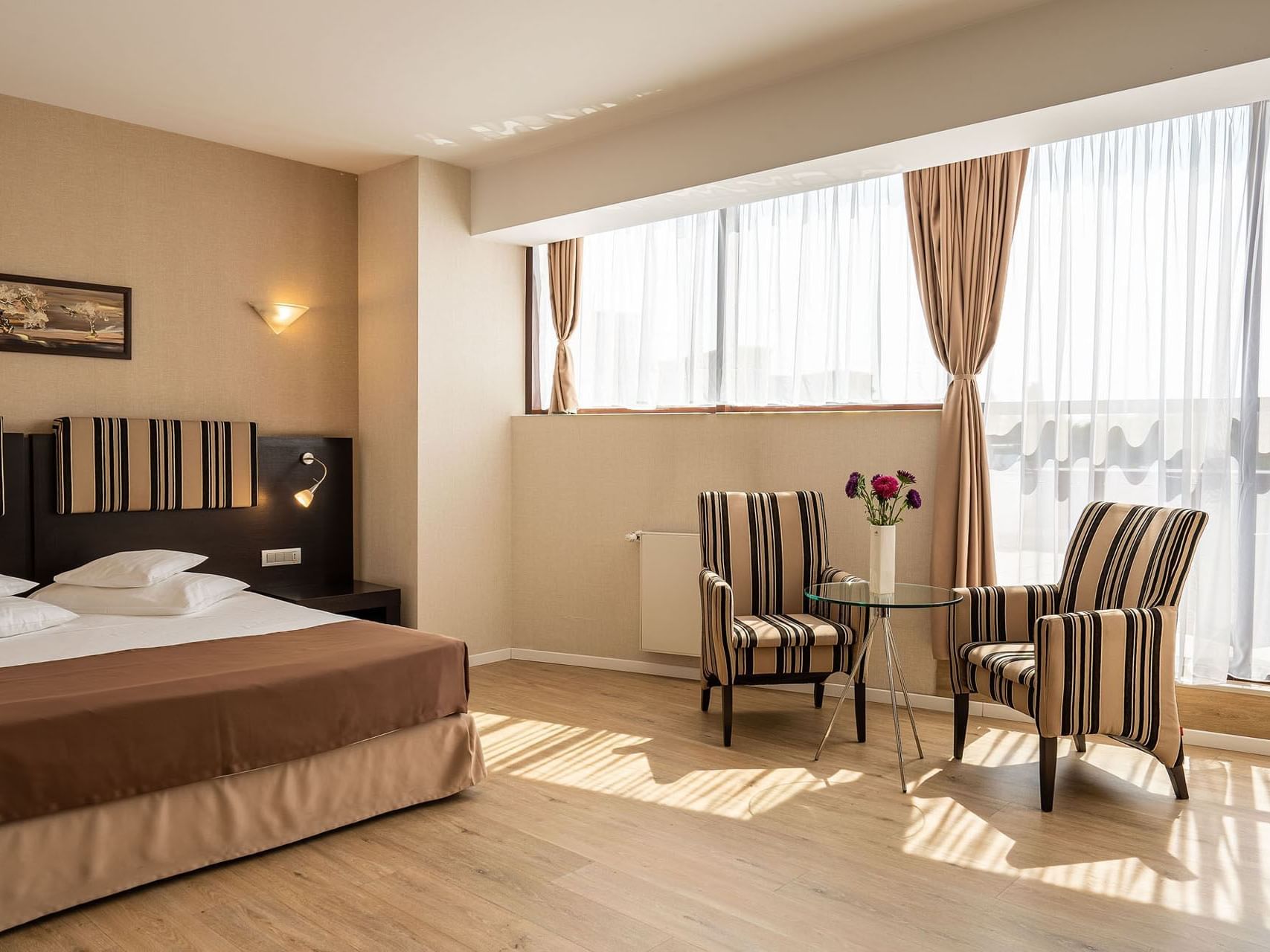 Junior Suite terrace at Parliament Hotel in Bucharest