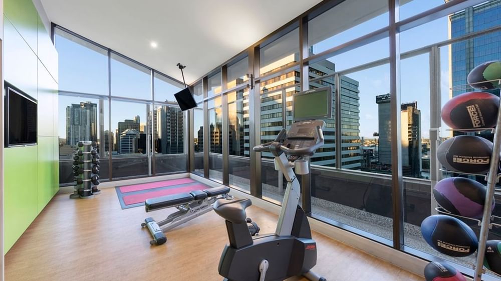 Gym Area at Pullman and Mercure King George Square Brisbane 