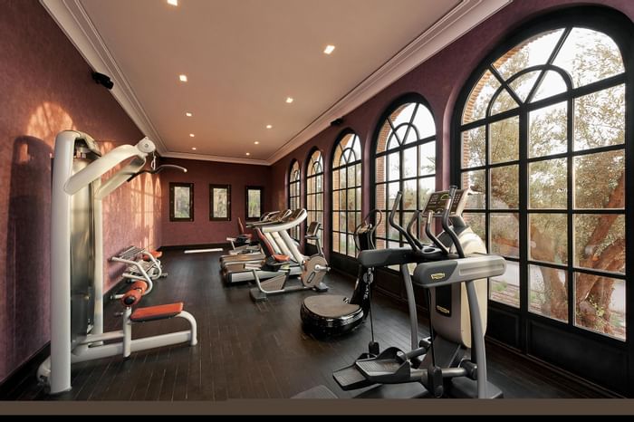 Gym at Selman Marrakech Hotel