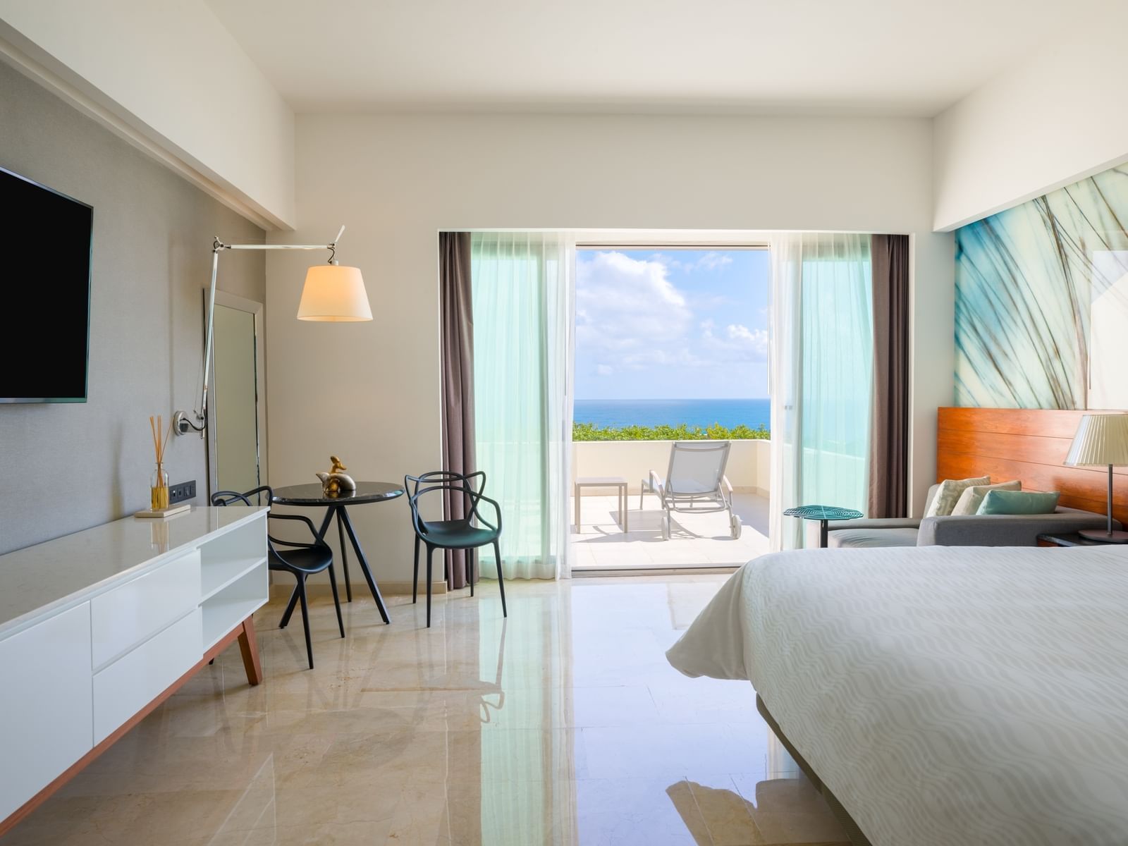 Premium Ocean Front Room with teracce at Live Aqua Beach Resort
