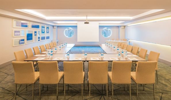 Atlantic Meeting Hall with U-shaped table and chairs at Titanic Deluxe Lara