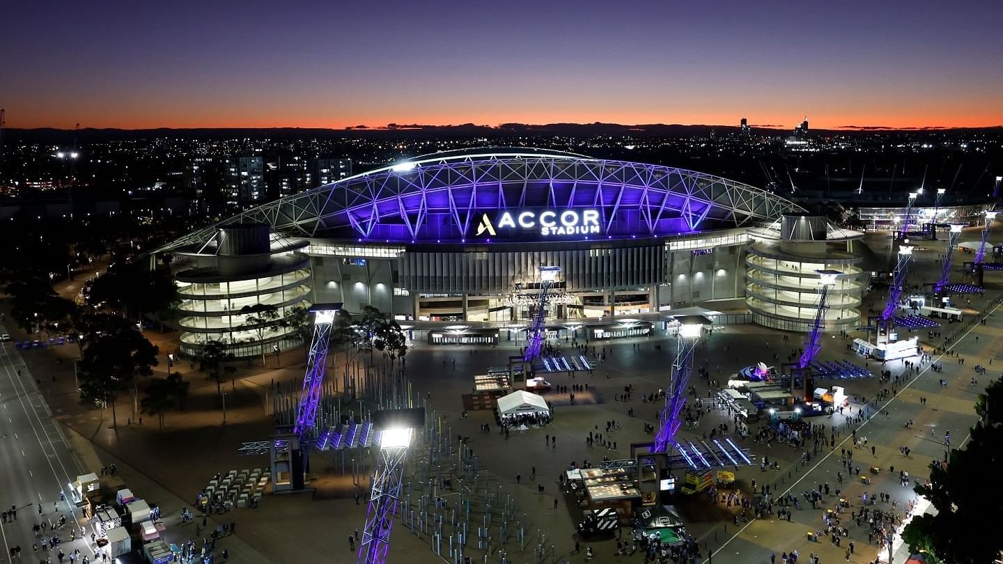 An Event held at Accor Stadium near Pullman Sydney Olympic Park