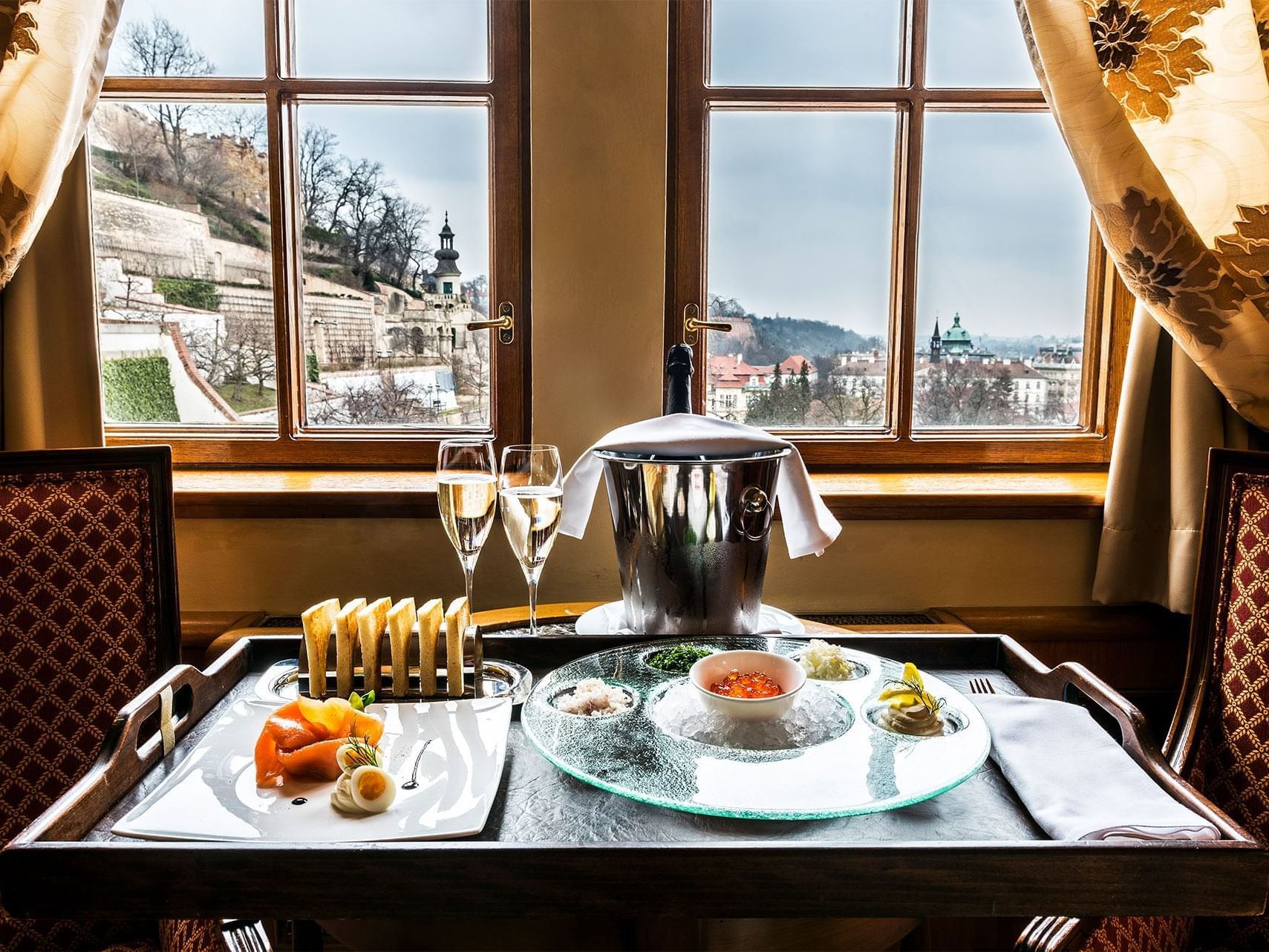 Breakfast at Golden Well Hotel Prague