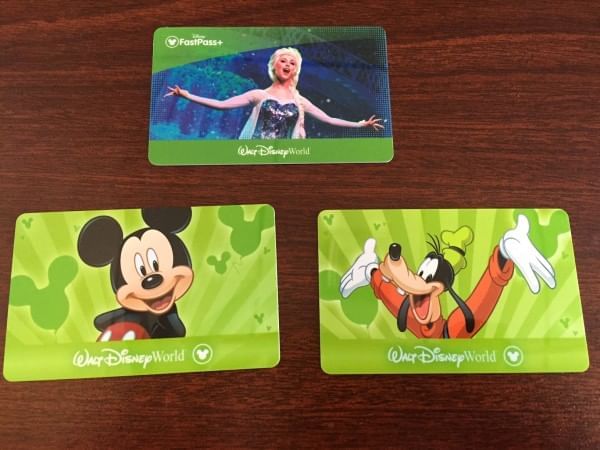 Three Disney World FastPass cards near Lake Buena Vista Resort Village & Spa