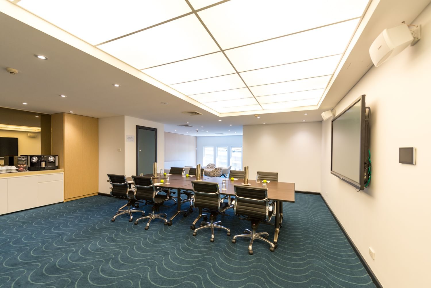 Boardroom set-up in an event room at Novotel Darling Square